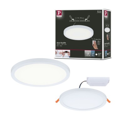 Plafonnier Salle de Bain Areo 13W Blanc Rond 4000K dimmable Paulmann 93055
