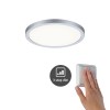 Plafonnier Salle de Bain Areo 13W Chrome mat Rond 4000K dimmable Paulmann 93057