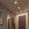 Plafonnier Salle de Bain Areo 13W Chrome mat Rond 4000K dimmable Paulmann 93057