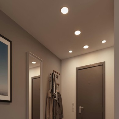 Plafonnier Salle de Bain Areo 16W Chrome mat 4000K PAU_93058 93058 Plafonnier Salle de Bain Areo 16W Chrome mat 4000K Paulmann 93058