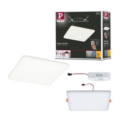 Plafonnier Salle de Bain Veluna 17W Satiné 1900LM Paulmann 93061