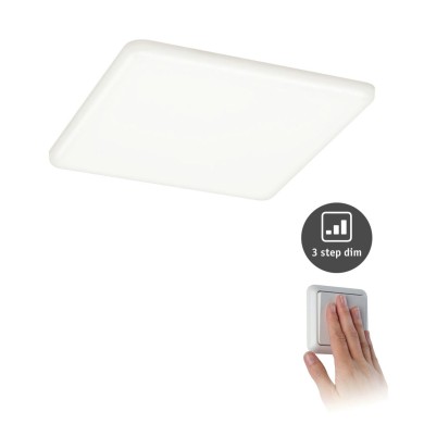 Plafonnier Salle de Bain Veluna 17,5W Satiné 1950LM Paulmann 93065