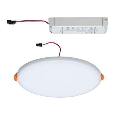 Plafonnier Salle de Bain Veluna 17,5W Satiné Rond 4000K dimmable Paulmann 93067