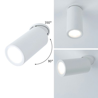 Spot Turnal 6W Coin Blanc dépoli Paulmann 93086