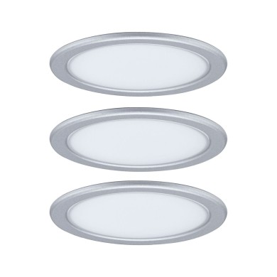 Éclairage sous-meubles Pukk 3x3,5W Chrome mat Paulmann 93092