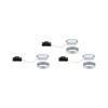 Éclairage sous-meubles Pukk 3x3,5W Chrome mat Paulmann 93092