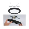 Plafonnier 2in1 Cover-it 16,5W Noir Paulmann 93097