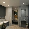 Plafonnier Salle de Bain Areo 13W Noir H Paulmann 93099