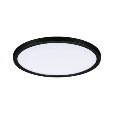 Plafonnier Salle de Bain Areo 16W Noir D23 Paulmann 93102