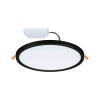 Plafonnier Salle de Bain Areo 16W Noir D23 Paulmann 93102
