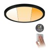 Plafonnier Salle de Bain Areo 16W Noir D23 Paulmann 93102