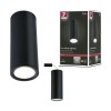 Plafonnier Barrel 6W Noir mat Paulmann 93107