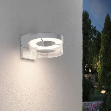 Applique Extérieur Capera 8 & 1,2W Blanc Paulmann 93112