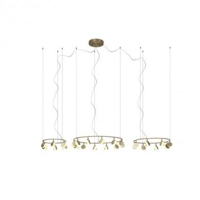 Suspension SHELL LED Intégrée 120W Or  MANTRA 7355