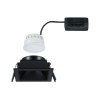 Spot Salle de Bain Cole 6W Coin Noir H5,6 Paulmann 93127