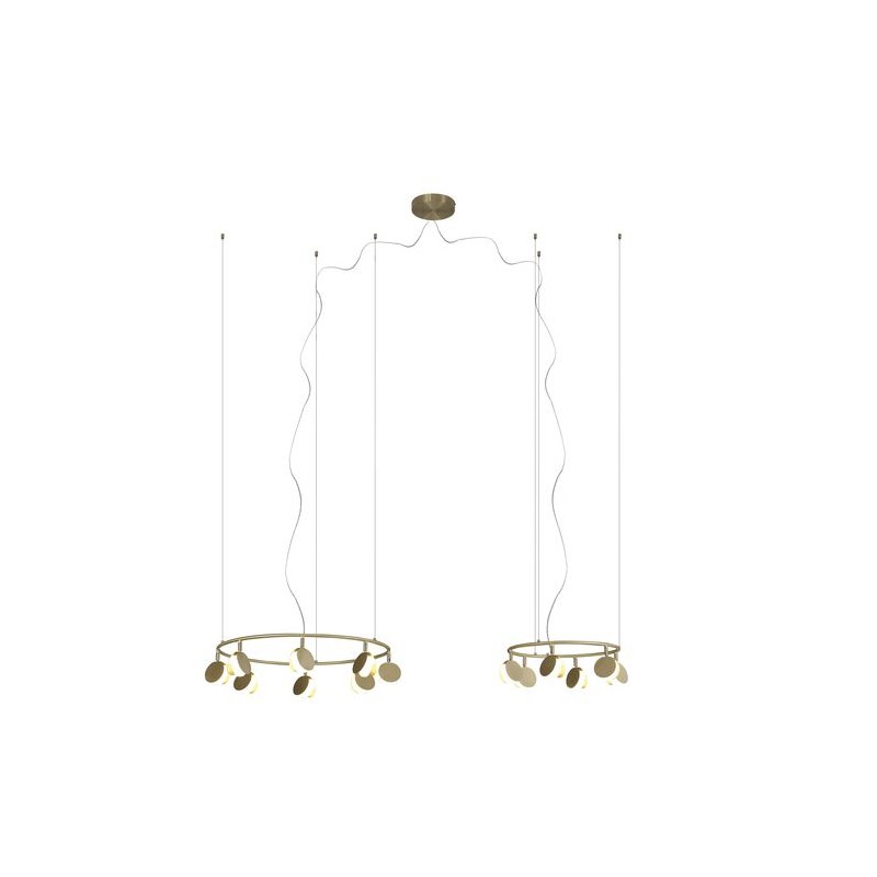 Suspension SHELL LED Intégrée 70W Or  MANTRA 7356