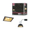 Spot Salle de Bain Cole 6W Coin Noir, Doré mat H5,6 Paulmann 93131