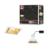Spot Salle de Bain Cole 6W Coin Blanc, Doré mat H5,6 Paulmann 93132