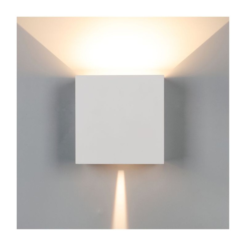 Applique extérieure DAVOS XL LED Intégrée 20W Sable Blanc MANTRA 7436