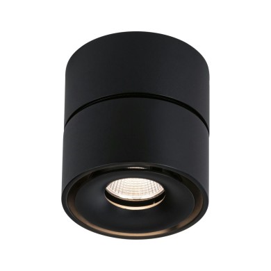 Plafonnier Spircle 8W Noir mat Paulmann 93371