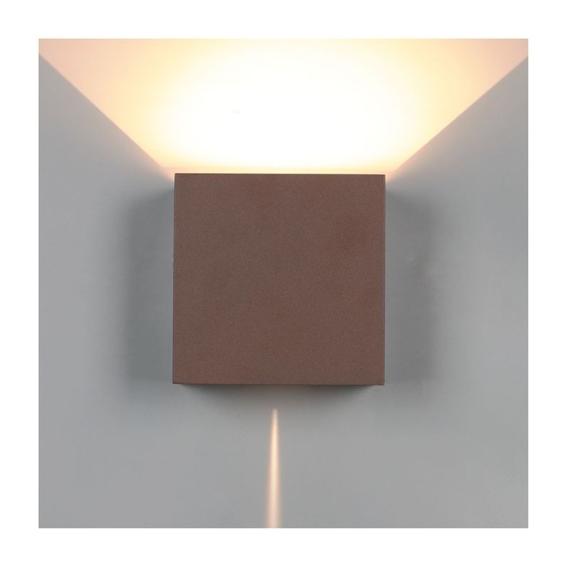 Applique extérieure DAVOS XL LED Intégrée 20W Corten MANTRA 7438