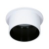Spot Salle de Bain Gil 6W Coin Blanc dépoli, Noir mat Paulmann 93376