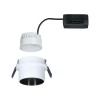 Spot Salle de Bain Gil 6W Coin Blanc dépoli, Noir mat Paulmann 93376
