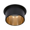 Spot Salle de Bain Gil 6W Coin Noir mat, Doré Paulmann 93378