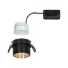 Spot Salle de Bain Gil 6W Coin Noir mat, Doré Paulmann 93378