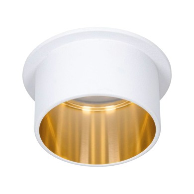 Spot Salle de Bain Gil 6W Coin Blanc dépoli, Doré Paulmann 93380