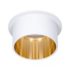 Spot Salle de Bain Gil 6W Coin Blanc dépoli, Doré Paulmann 93380