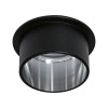 Spot Salle de Bain Gil 6W Coin Noir mat, Acier brossé Paulmann 93382