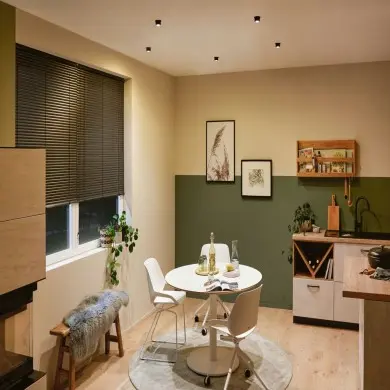 Spot Salle de Bain Gil 6W Coin Noir mat, Acier brossé Paulmann 93382