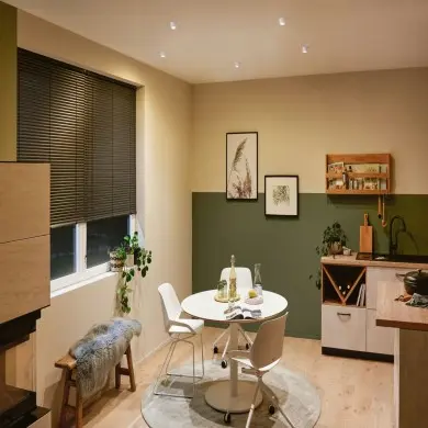 Spot Salle de Bain Gil 6W Coin Blanc dépoli, Acier brossé Paulmann 93384