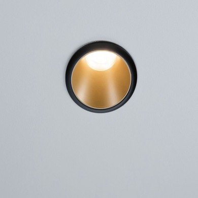 Spot Cole 10W MAX GU10 Noir, Doré mat Paulmann 93395
