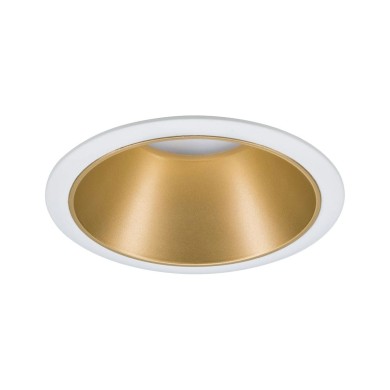 Spot Salle de Bain Cole 6W Coin Blanc, Doré mat Paulmann 93405
