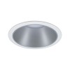 Spot Salle de Bain Cole 6W Coin Blanc, Argent mat Paulmann 93409