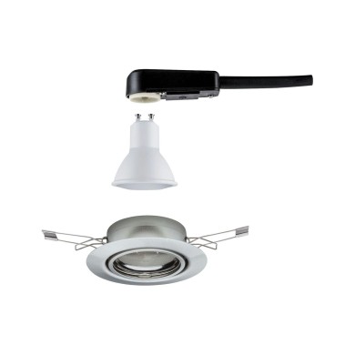 Spot Base 5W GU10 Acier brossé Paulmann 93412