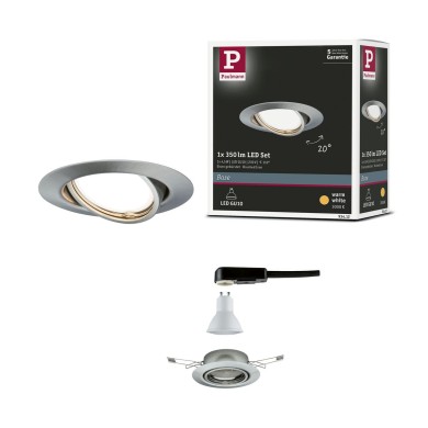 Spot Base 5W GU10 Acier brossé Paulmann 93412