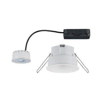 Spot Salle de Bain Cymbal 6W Coin Blanc dépoli Paulmann 93418