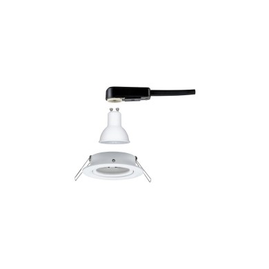 Spot Nova 6,5W GU10 Blanc dépoli Rond 2700K Paulmann 93430
