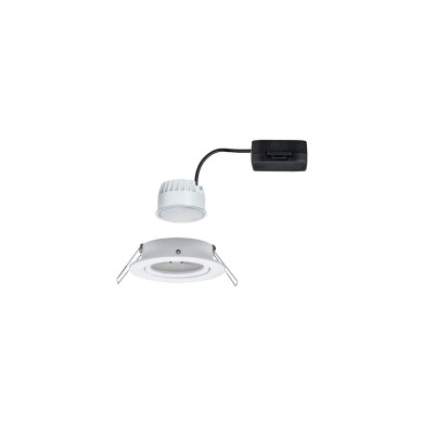 Spot Nova 6W Coin Blanc dépoli Rond 2700K Paulmann 93448
