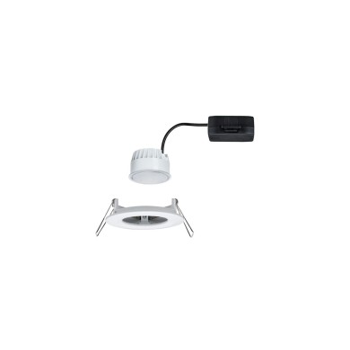 Spot Salle de Bain Nova 6W Coin Blanc dépoli Rond 2700K Paulmann 93459