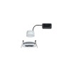 Spot Salle de Bain Nova 6W Coin Alu tourné Rond 2700K Paulmann 93461