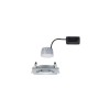Spot Nova 6W Coin Alu tourné Carré 2700K dimmable Paulmann 93491