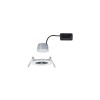 Spot Salle de Bain Nova 6W Coin Blanc dépoli Rond 2700K dimmable Paulmann 93495