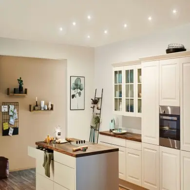 Spot Salle de Bain Nova 6W Coin Blanc dépoli Rond 2700K dimmable Paulmann 93495