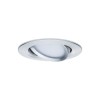 Spot Salle de Bain Nova 6W Coin Alu tourné Rond 2700K dimmable Paulmann 93497