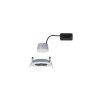 Spot Salle de Bain Nova 6W Coin Alu tourné Rond 2700K dimmable Paulmann 93497