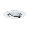 Spot Nova Plus 35W MAX GU5,3 / GU10 Blanc dépoli, Chrome D9,3 Paulmann 93663